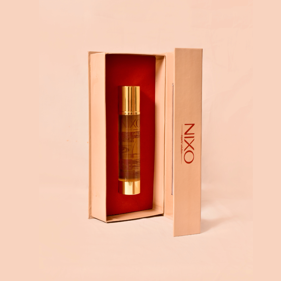 24K Gold Organic Hair Oil – Nixo Official