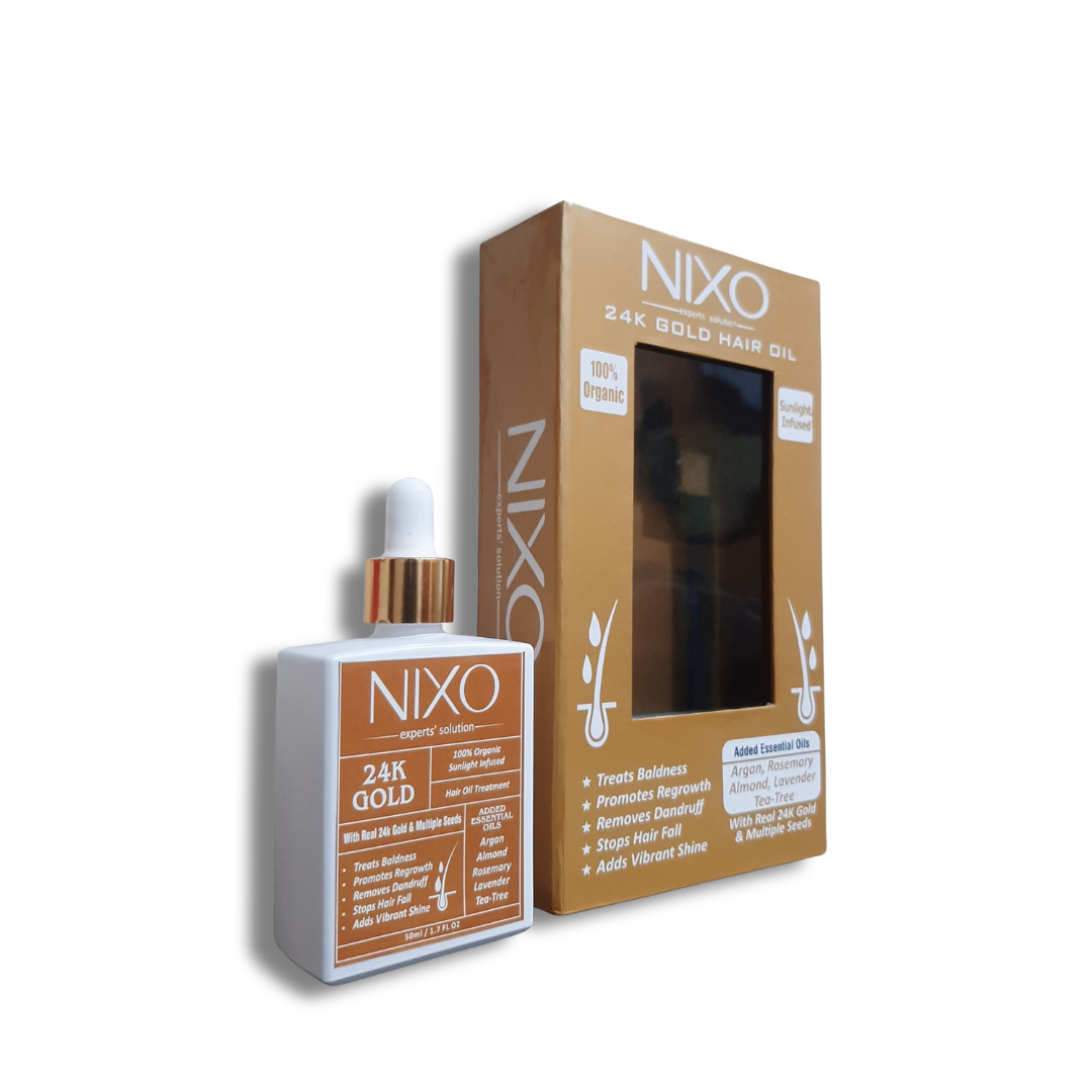 24K Gold Hair Oil – Nixo Official