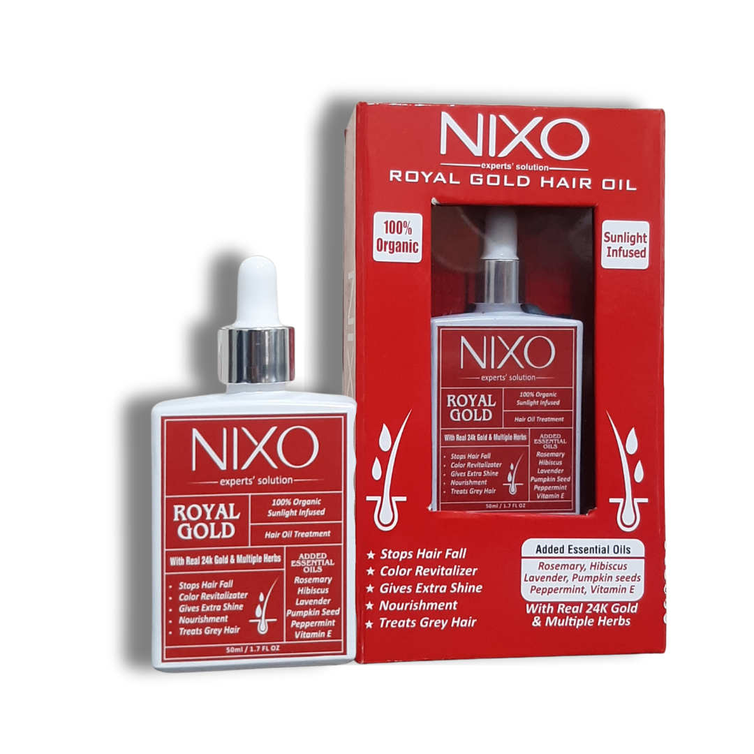 Royal Gold 100% Organic Hair Oil – Nixo Official
