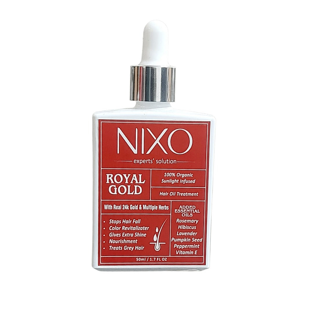 Royal Gold 100% Organic Hair Oil – Nixo Official